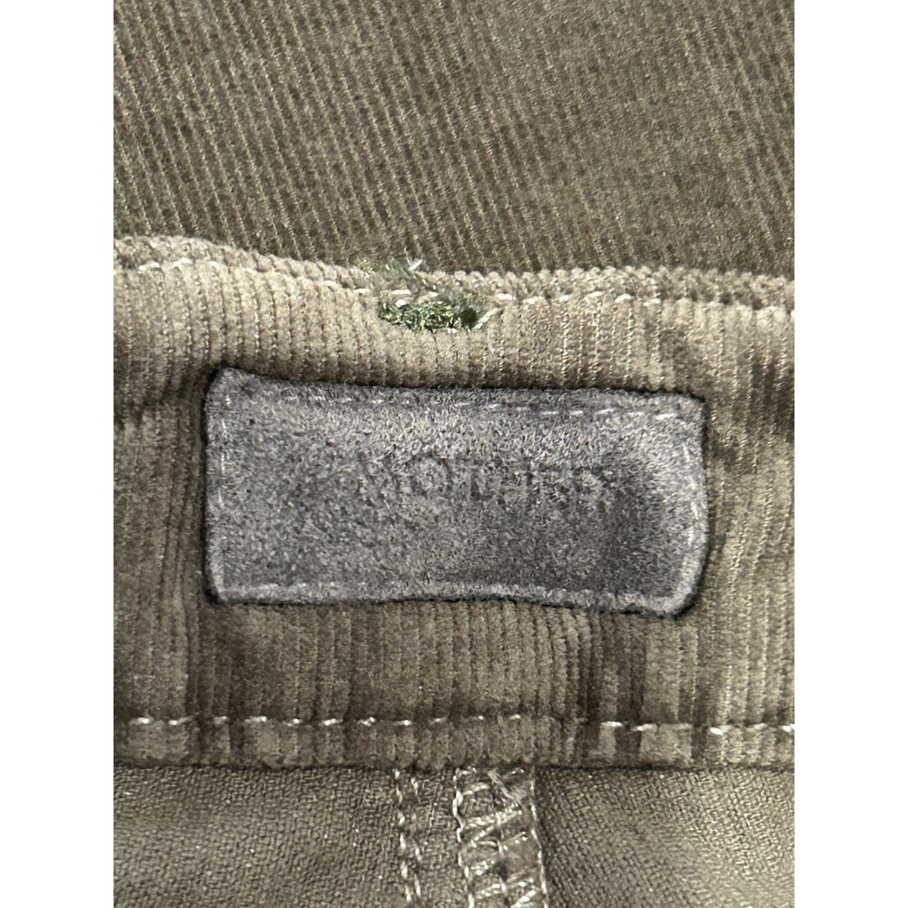 MOTHER High Waisted Looker Ankle Chew Size 31 Grey Corduroy Skinny Jeans - Picture 7 of 12